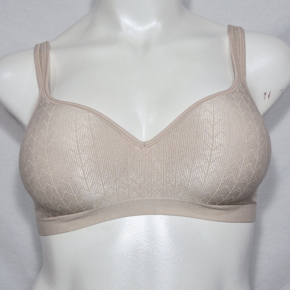 36C Bali 3463 Comfort Revolution Wire Free‎ Bra Beige - Picture 1 of 4